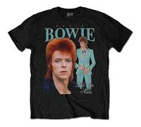 David Bowie - T-Shirt # L Unisex Black # Life on Mars Homage