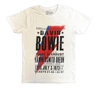 David Bowie - T-Shirt # M Unisex White # Hammersmith Odeon