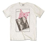 David Bowie - T-Shirt # S Unisex White # Serious Moonlight