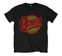 Rock Off Trade Camiseta David Bowie Diamond Dogs Vintage Unisex XXL Negro