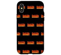David City, estilo retro de los años 80 de Nebraska Carcasa para iPhone X/XS