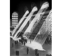 David Cowden Impresión sobre Lienzo de Nueva York Central (60 x 80 cm), Gris, 24 x 32 Inches