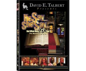 David E Talbert's He Say She Say But What Does God [Reino Unido] [DVD]
