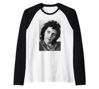 David Essex Retrato Oro y Marfil Era 1977 Camiseta Manga Raglan