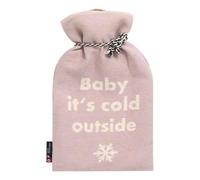 David Fussenegger Bolsa de agua caliente Baby its cold de 2,0 litros con funda suave de algodón reciclado de forma sostenible, fabricada con ÖkoTex100 GRS, fabricada en Austria, color viola