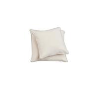 DAVID FUSSENEGGER Funda de almohada con pespunte decorativo 50x50cm (Blanco natural) crema