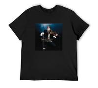 David Garrett Encore - Camiseta de algodón para hombre, color negro, Negro , 3XL
