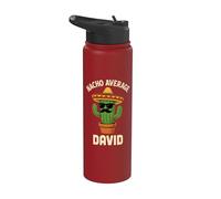 David Gifts - Nombre personalizado divertido para cumpleaños Stainless Steel Insulated Water Bottle