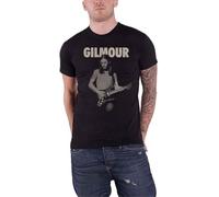 David Gilmour T Tshirts Camisetas y Tops Selector 2Nd Position Logo Official Mens Black Size(Medium)