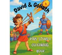 DAVID & GOLIATH KIDS' STORY & COLOURING BOOK (LITTLE LEARNERS BIBLE STORIES & COLOURING BOOKS)
