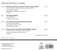 Olwen Foulkes, Stefan Ostersjo, Daniel-Ben Pienaar & Peter Sheppard Skaerved - David Gorton: Farnabye's Maske