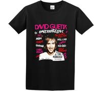David Guetta One More Love T-Tshirts Camisetas y Tops Print Tees Short Sleeve O Neck for Men(XX-Large)