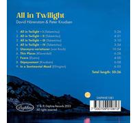 David Harenstam David Härenstam & Peter Knudsen: All in T (CD) (Importación USA)