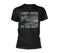 David Hasselhoff I Only Mosh to The Hoff Black t Tshirts Camisetas y topss männer Schwarz(XX-Large)