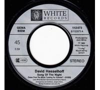 David Hasselhoff - Song of the night (1990) / Vinyl single [Vinyl-Single 7'']