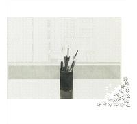 David Hockney Imposible Puzzle Arte, Rompecabezas Dibujo para Adultos Y Adolescente, Obra De Arte De Puzzles Juego De, Rompecabezas Museo De Madera 1000 Piezas