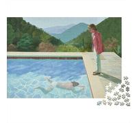 David Hockney Puzzle 1000 Piezas, Pinturaarte Rompecabezas Imposible, Jigsaw Puzzles Arte para Adultos, Rompecabezas De Madera, para Toda La Familia, Decoración del Hogar