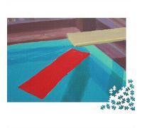 David Hockney Puzzle De Madera, Rompecabezas Cuadros Famosos del Mundo Adultos, Pinturaarte Rompecabezas Imposible, Puzzles Arte, Ejercitar La Lógica Y La Coordinación Sensorial 1000 Piezas