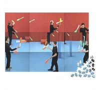 David Hockney Puzzles De Madera, Puzzle Cuadros Famosos del Mundo 1000 Pcs, Rompecabezas museoAdultos para Aliviar El Estrés, Pinturaarte Rompecabezas Intelectual Desafío para Adolescente