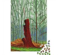 David Hockney Puzzles De Madera, Puzzle Pinturaarte 1000 Pcs, Rompecabezas Cuadros Famosos del mundoAdultos para Aliviar El Estrés, Arte Rompecabezas Intelectual Desafío para Adolescente