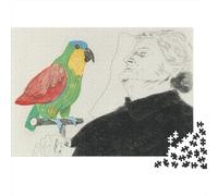 David Hockney Rompecabezas De Madera 1000 Piezas, Museo Imposible Puzzles, Rompecabezas Arte, Regalos De Cumpleaños, Juegos para Quitarnos El Estrés, para Adolescente