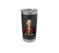 David Hume Filósofo de Escocia Vaso térmico de acero inoxidable de doble pared