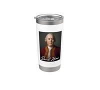 David Hume Filósofo de Escocia Vaso térmico de acero inoxidable de doble pared