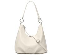 David Jones - Bolso de Hombro Mujer - Bolso Bandolera de Piel Sintética PU Suave - Bolso de Mano Ciudad Moda Casual Pochette Bolso - Bolso Mensajero Crossbody de Tendencia, Beige claro., lunghezza 23