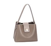 David Jones - Bolso de mano para mujer, piel sintética, 3 compartimentos, tamaño mediano, estilo clásico, elegante, práctico, Fungi