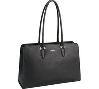 David Jones - Bolso de mano para mujer, talla grande, talla XL, para el hombro, cursos escolares, trabajo empresarial, formato A4, piel sintética, asa larga, para el comprador, bolsa para ordenador,