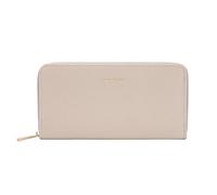 David Jones - Cartera larga para mujer, piel sintética, 3 compartimentos para billetes, bolsillo interior con cremallera, varias ranuras para tarjetas, Oxford Tan, Taille unique, Contemporáneo