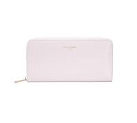 David Jones - Cartera larga para mujer, piel sintética, 3 compartimentos para billetes, bolsillo interior con cremallera, varias ranuras para tarjetas, Snow Lilac, Taille unique, Contemporáneo