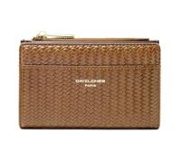 David Jones - Cartera para mujer de piel sintética con tarjetero, Marrón Coñac, Moyen, Moderno