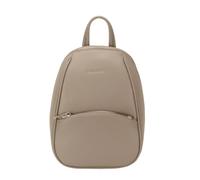 David Jones - Mini mochila bandolera para mujer y ciudad, tamaño mini, piel sintética, práctica chic clásica, salidas de fin de semana, Warm Taupe, Mini, Minimalista