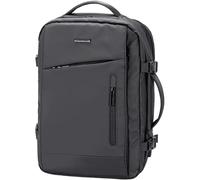 David Jones - Mochila de cabina de ordenador de 15 pulgadas - 2 compartimentos tamaño A4, bolsa de viaje profesional con correa de maleta