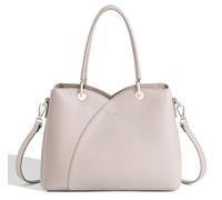 David Jones - Mujer Bolso Hombro - Piel Sintética PU Suave Señora Hobo Bolso - Elegante Bolso tote - Práctico Mediano Bolsa - Trabajo Viaje Moda Clásico Moda Casual Chic Urbano Tendencia - Beige