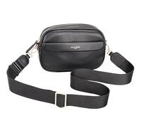 David Jones Paris - Bolsa bandolera - Bolsa para el hombro - Talla mini - Material sintético - Práctica ciudad chic viaje clásico, Negro , Mini