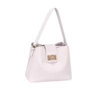David Jones Paris - Bolso de mano para mujer, piel sintética, 3 compartimentos, tamaño mediano, estilo clásico, elegante, práctico, Snow Lilac