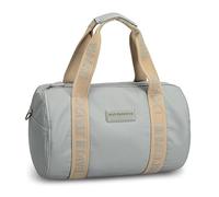 David Jones Paris - Bolso para hombre de piel sintética granulada, tamaño grande, con bandolera, para deporte, fin de semana o ciudad, azul claro, Bolsa de viaje, formato cabina, gran capacidad