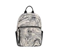 David Jones Paris - Mochila de algodón textil Ville - Hombre Mujer Unisex - Talla mediana - Trabajo de viaje mixto, Negro , M