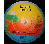David Joseph - DAVID JOSEPH - LET'S LIVE IT UP - 7 INCH VINYL / 45