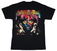 David Lee Roth EAT'EM and Smile Black T-Tshirts Camisetas y Tops Black(Small)