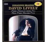 David Lively - Brahms;Sonata F Minor/Balla