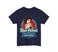 David Lynch Blue Velvet Movie T Shirt Unisex Heavy Cotton tee Blue XL