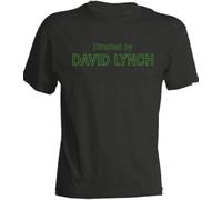 David Lynch Directed Man T-Tshirts Camisetas y Tops Director Twin Peaks Gift tee Black(Large)