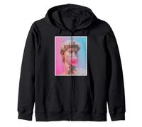 David Miguel Ángel Estatua Renacentista Bubblegum Pop Art Sudadera con Capucha