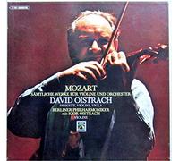 David Oistrach, Wolfgang Amadeus Mozart (Komponist), Berliner Philharmoniker und Igor Oistrach - Mozart: Sämtliche Werke für Violine und Orchester / Complete Works for Violin and Orchestra [Vinyl Schallplatte] [4 LP Box-Set]