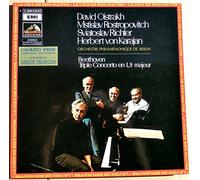David Oistrakh - La Voix de son Maitre C 069-02042 - Beethoven - Triple Concerto en Ut Majeur - David Oistrakh, Mstislav Rostropovitch, Sviatoslav Richter, Herbert Von Karajan - (Disque vinyle 33 tours LP (et non CD).