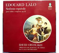 DAVID OISTRAKH LALO SINFONIA ESPANOLA vinyl record