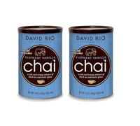 David Rio Chai Mix, Elephant Vanilla, 14 Ounce / 398g - instantánea té Chai, Pack 2 unidades
